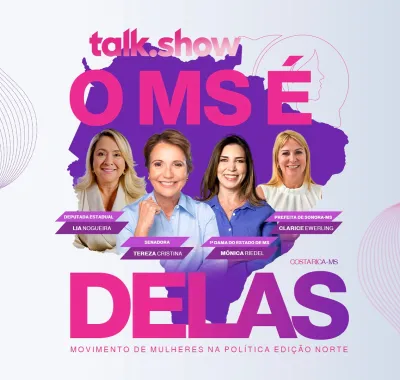 Imagem da notícia Evento O MS é Delas reúne lideranças femininas em Costa Rica com presença de Tereza Cristina e Mônica Riedel